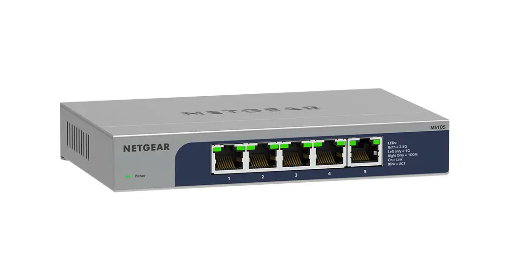 Netgear Ms105 5 Port Multi Gigabit 2.5g Ethernet Unmanaged Switch Installation Guide