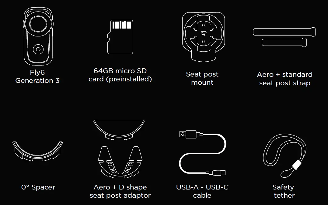 CYCLIQ Fly6 Gen 3 Bike Camera and Safety Lights 1