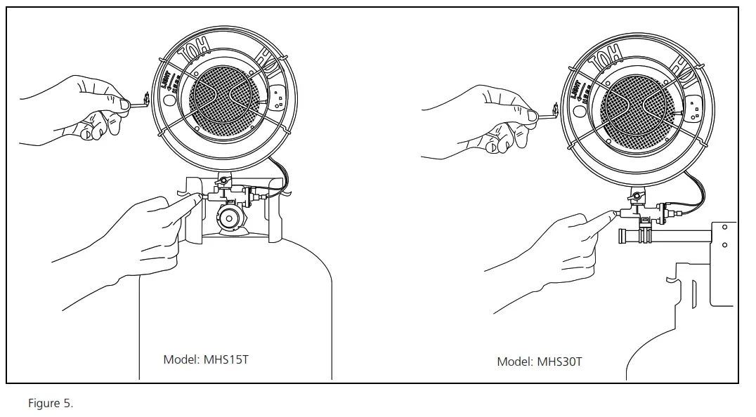 Mr Heater MH15 Single Tank Top Outdoor Propane Heater - fig3