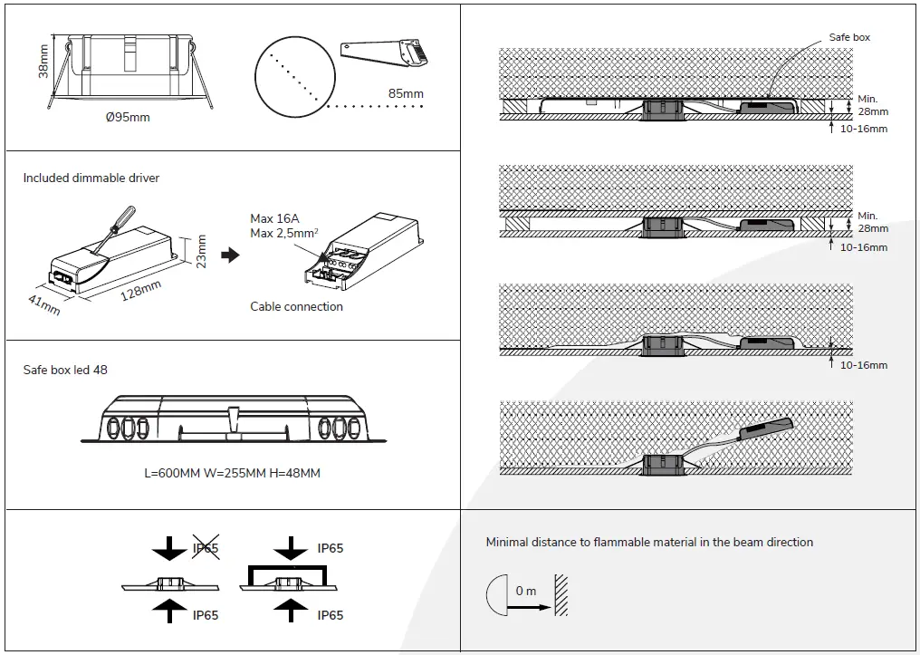 HOFTRONIC-4400354-Napels-Dimmable-Led-Downlight-FIG-1