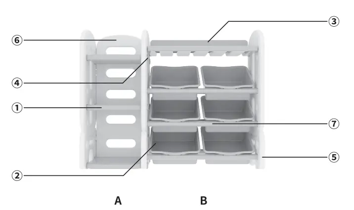COSTWAY-TY327808-Kids-Toy-Storage-Shelf-fig-1