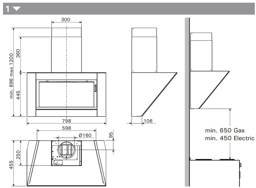 Unique Cooker Hood Top Installation instruction