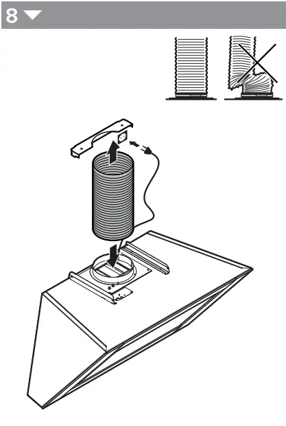 Unique Cooker Hood Top Installation instruction
