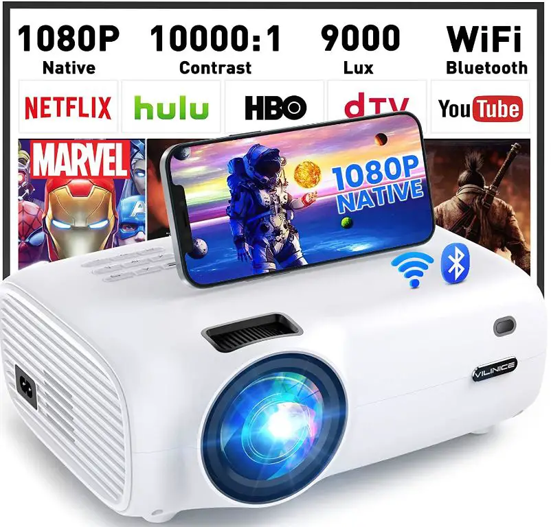 VILINICE-BL43-Wi-Fi-Bluetooth-Projector