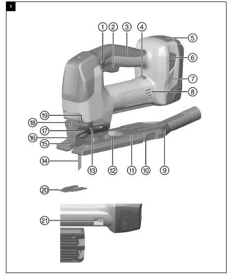 HILTI SJD 6-A22 Cordless Jigsaw -