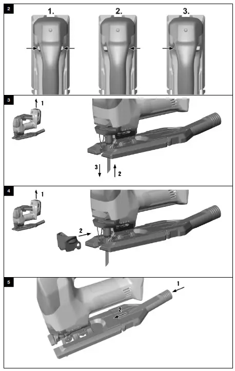 HILTI SJD 6-A22 Cordless Jigsaw - Fig