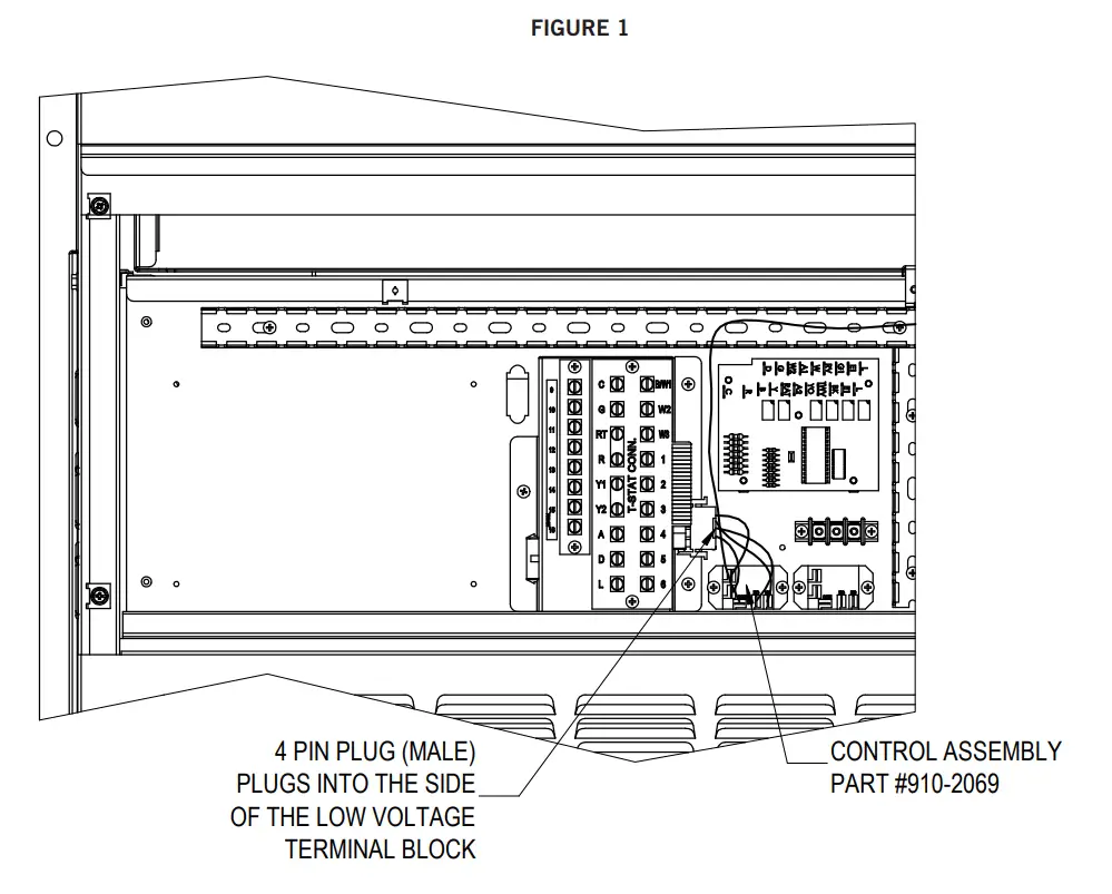 Bard W42AC wall-mount units-.FIGURE 1