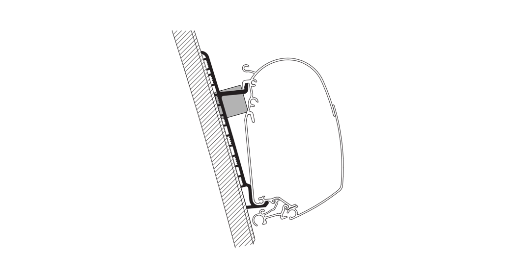 Thule Ducato H3 Wall Adapter V2 Instructions