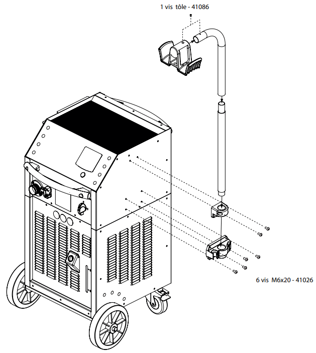 GYS AUTO 50 LG Water Cooled Induction Heating Machine - ASSEMBLY1