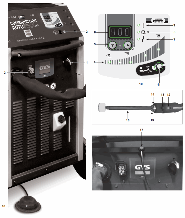 GYS AUTO 50 LG Water Cooled Induction Heating Machine - ASSEMBLY3