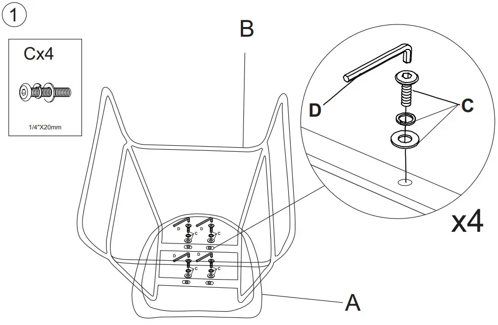 ASHLEY D402-024 Furniture Ounter Height Stool - Figure 4