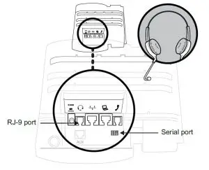 FIG 7 Connect Optional Headset
