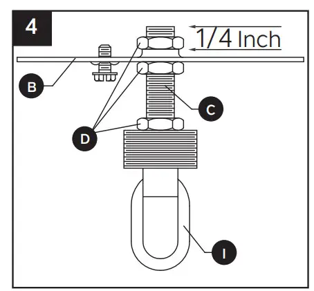 KICHLER 82401 Sayulita 4-Light Chandelier - Figure 6