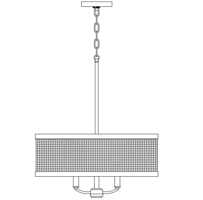 KICHLER 82401 Sayulita 4-Light Chandelier