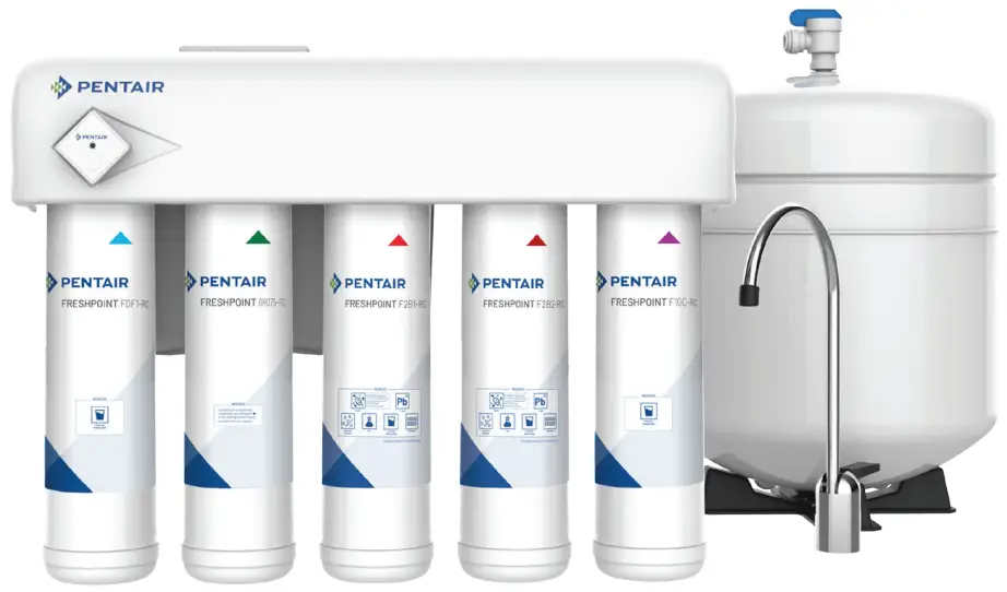 PENTAIR FreshPoint GRO 575 B2M Series 5 Stage Under Counter Reverse Osmosis System