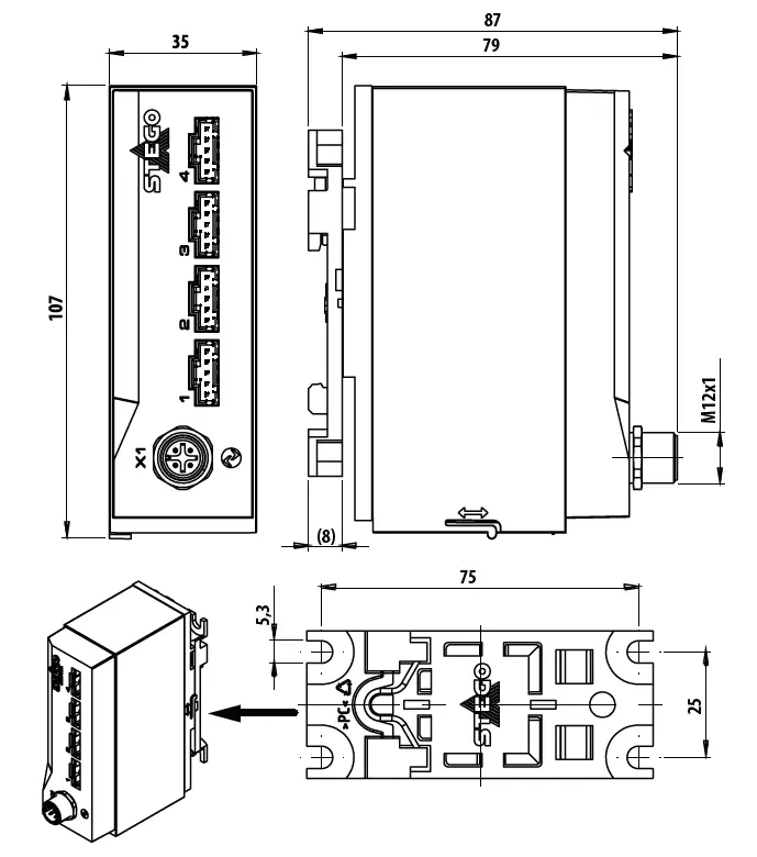STEGO SHC 071 Sensor Hub and Sensors 8