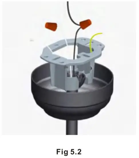 FIG 12 Hanging Ceiling Fan & Wiring the Fan.JPG