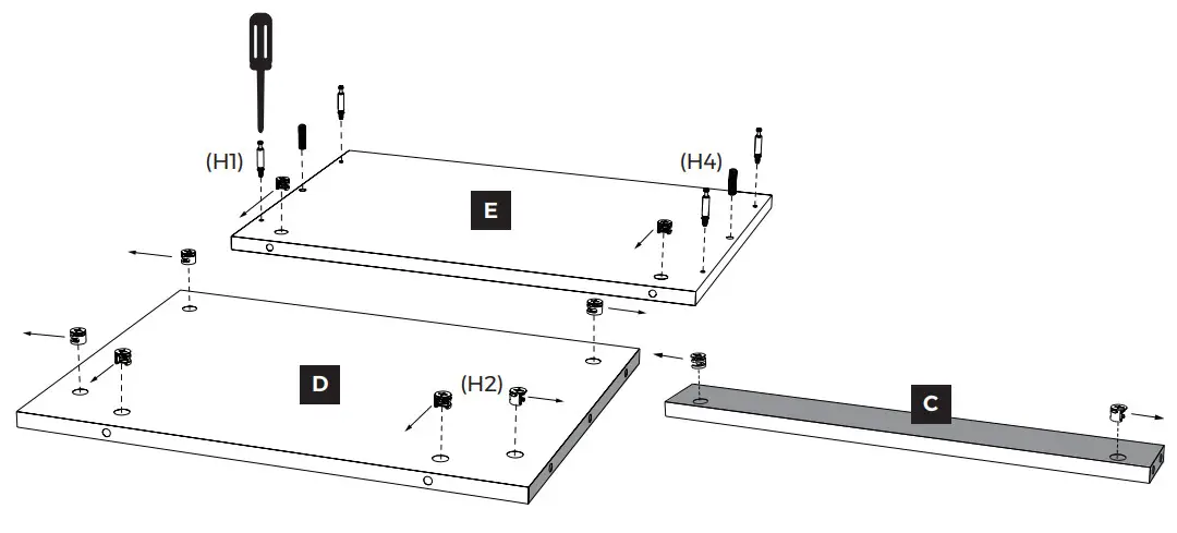 CLOSETMAID 4566 4609 Shoe Unit - fig6