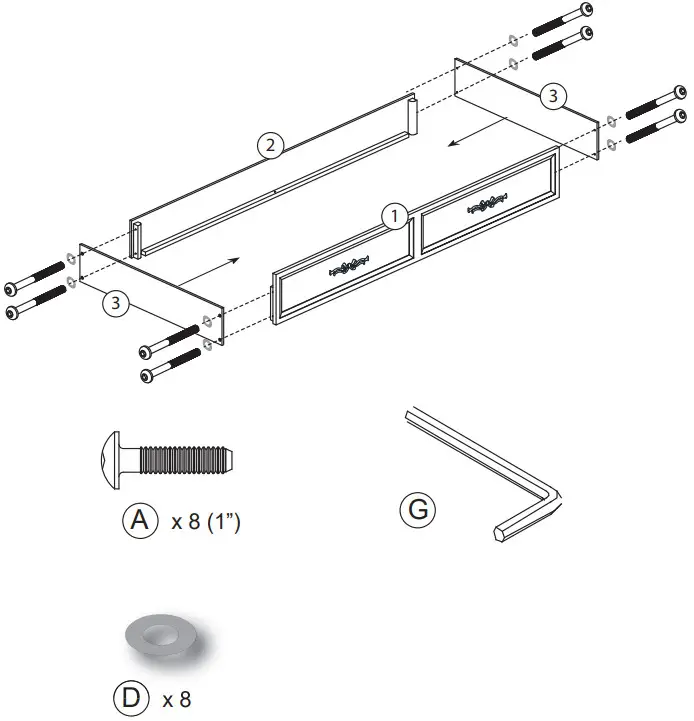 evolur Aurora Trundle Unit - Figure 1