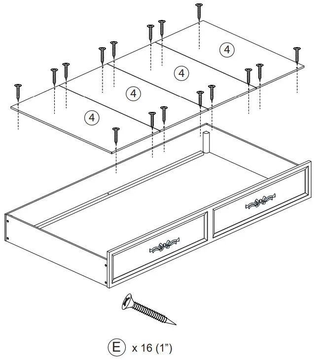 evolur Aurora Trundle Unit - Figure 2