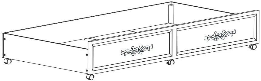 evolur Aurora Trundle Unit
