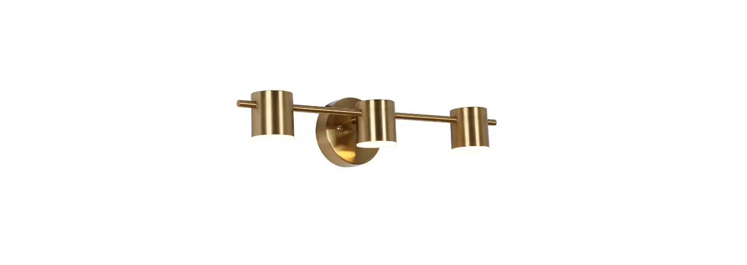 Zevni A04636 Fion 16 Inch Wide Gold Led Vanity Light Instruction Manual