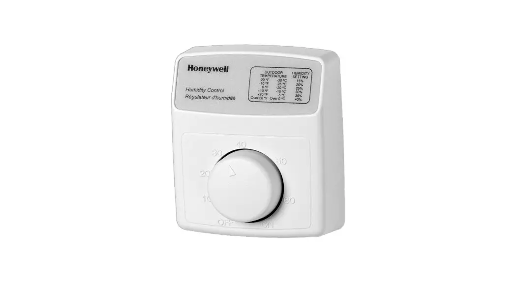 Honeywell Home H8908a/b Humidistat, H8908c/d Dehumidistat Instruction Manual