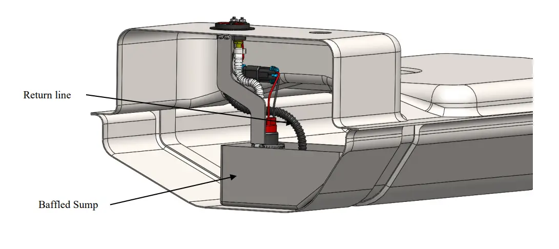 AEROMOTIVE 18638 86-98 Ford Mustang Fuel Pump and Hanger 2