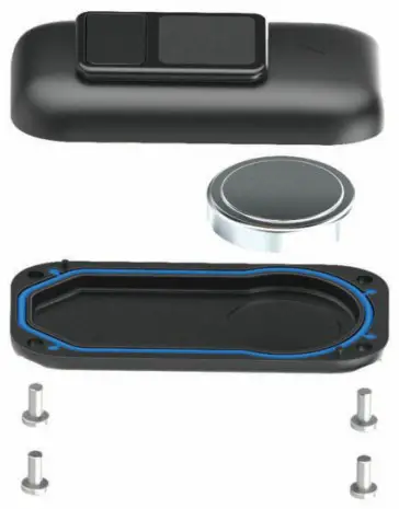 GARMIN vívofit jr Owner's - Remove the rear case and battery.