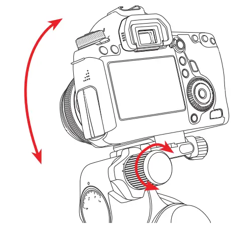 Oben GH3W-15 3-Way Geared Head - Figrue 11