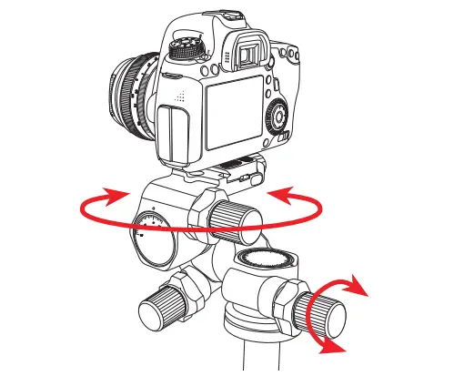 Oben GH3W-15 3-Way Geared Head - Figrue 13