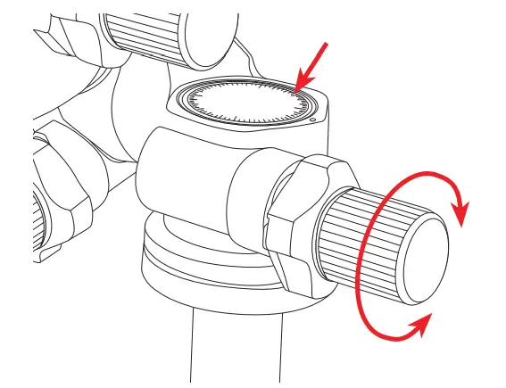 Oben GH3W-15 3-Way Geared Head - Figrue 9