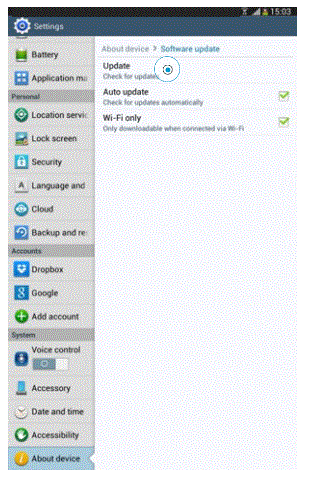 Samsung Galaxy Tab 3 - Update software fig-4