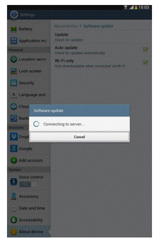 Samsung Galaxy Tab 3 - Update software fig-5