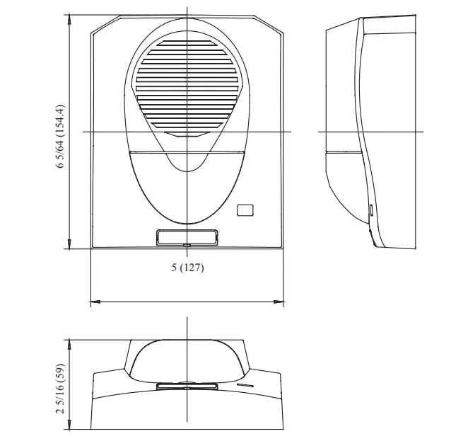 POTTER SH-24H SERIES High Intensity Select-A-Strobe-Horn - Figure 2