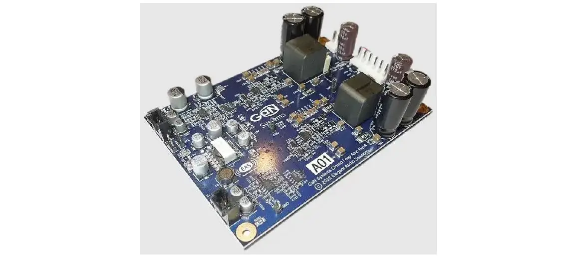 Gan Systems Gs-evm-aud-ampcl1-gs Turnkey Closed Loop Analog Class-d Amplifier Module User Manual