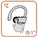 Tranya X2 Wireless In Ear Headphones Earbuds - button 6