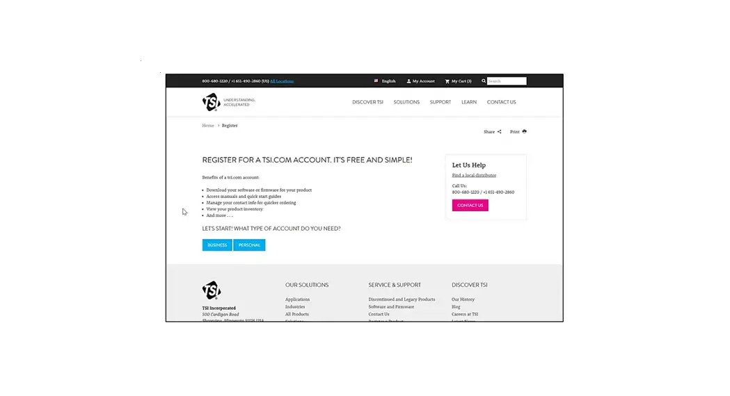 Tsi Link Account Registration User Guide