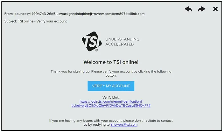TSI LINK Account Registration - overview 5