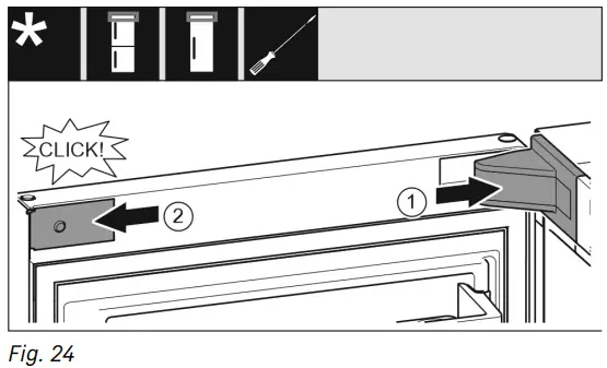LIEBHERR C5740IM Quality Design and Innovation Freezer - stop mechanism