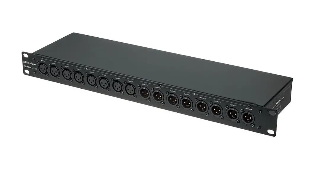 Millenium Pb16 Xlr 16 Channel Patch Bay In/out User Manual