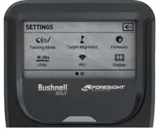 Bushnell 501000 Launch-Pro User Manual - Alignment can be viewed and reset at any time