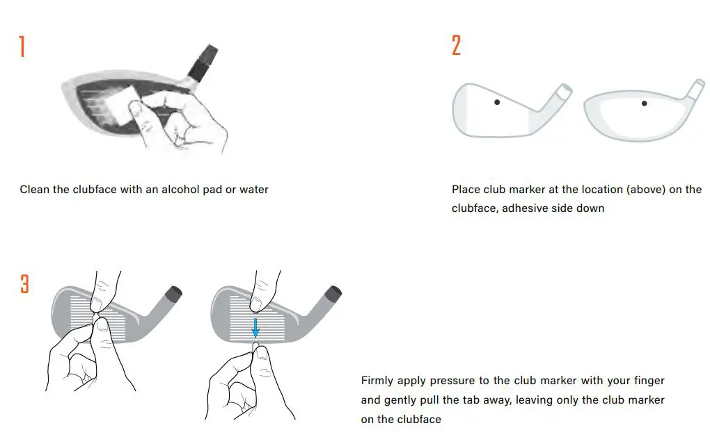 Bushnell 501000 Launch-Pro User Manual - Applying a Club Marker
