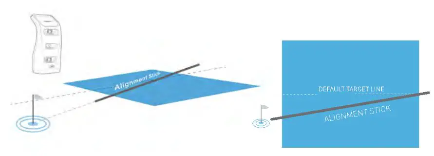 Bushnell 501000 Launch-Pro User Manual - USING THE ALIGNMENT STICK