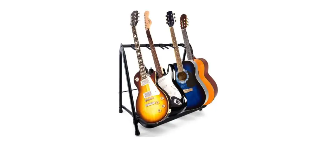 Pyle Pgst53 5-space Foldable Guitar Rack User Manual