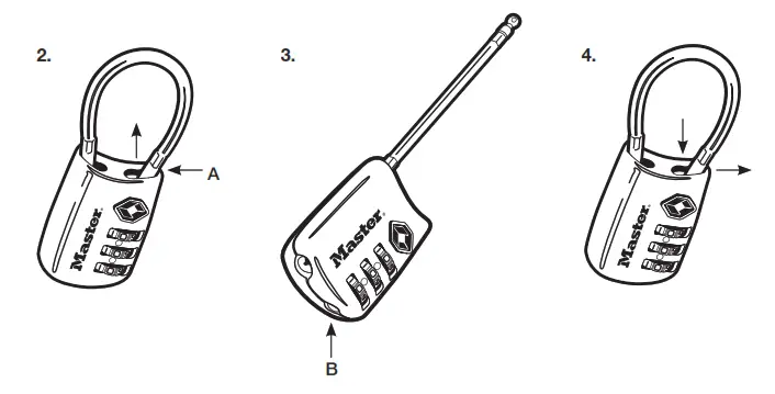 COMBINATION RESETTING INSTRUCTIONS