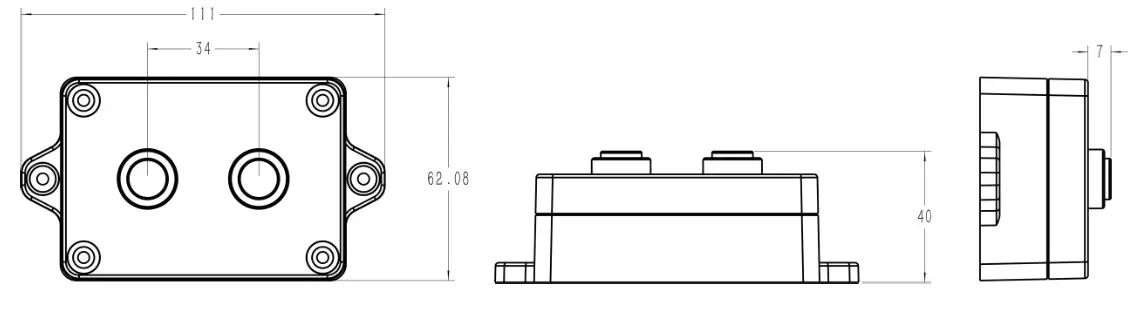 Milesight EM310-UDL Ultrasonic Distance-Dimensions