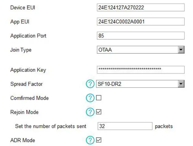 Milesight EM310-UDL Ultrasonic Distance-LoRaWAN Settings