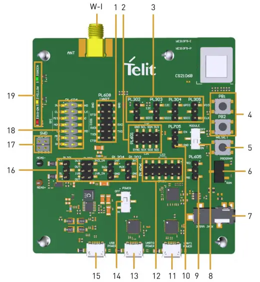 Telit WE310F5-IP Evaluation Board - WE310F5-I