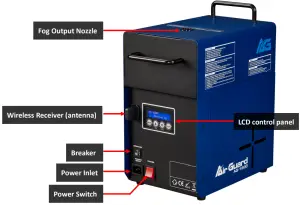 AirGuard AG 1600 Fog Sanitization Machine - Product Overview